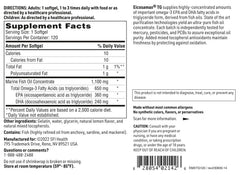 SFI Health Eicosamax TG packaging shown with third-party testing badge for purity