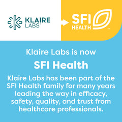 SFI Health Klaire Labs 30 mg elemental iron per tablet for daily support.