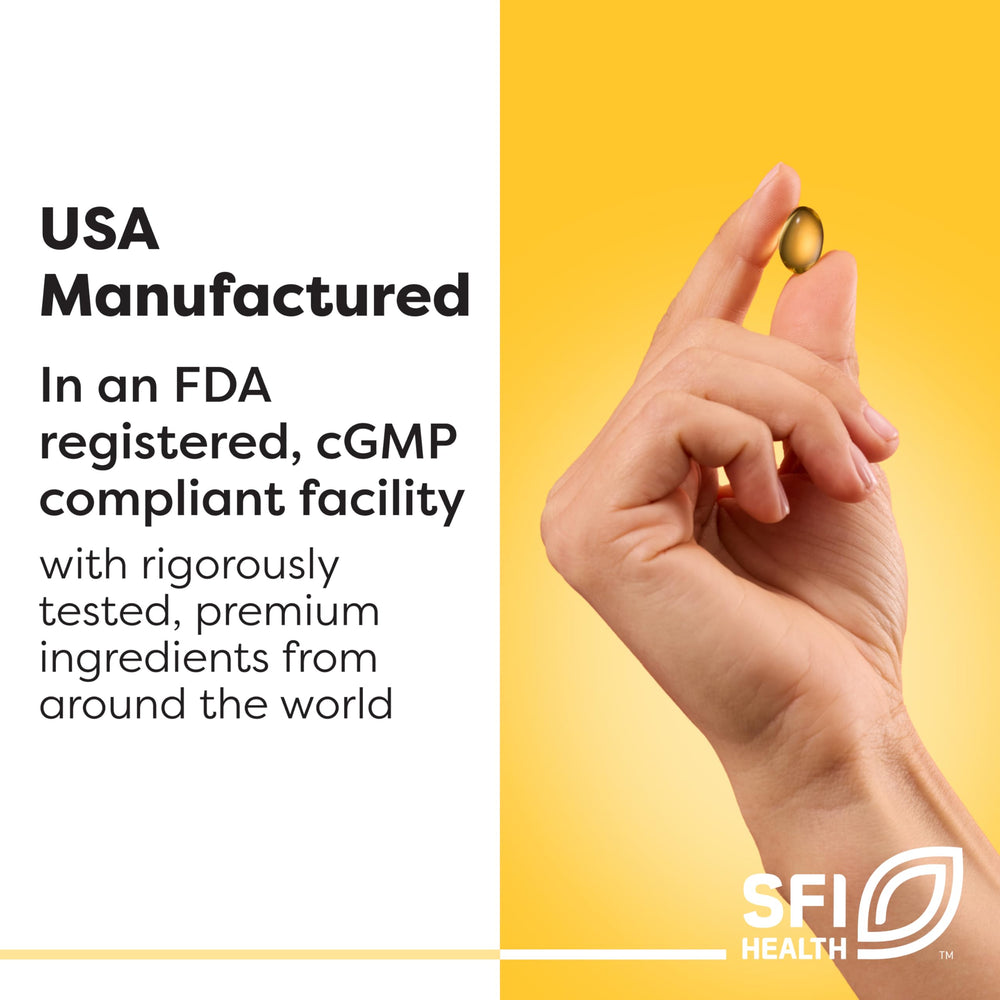 Packaging box and bottle display Klaire Labs D3 drops.