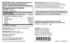 SFI Health Klaire Labs Digestive Enzymes capsules in hand suggest daily use