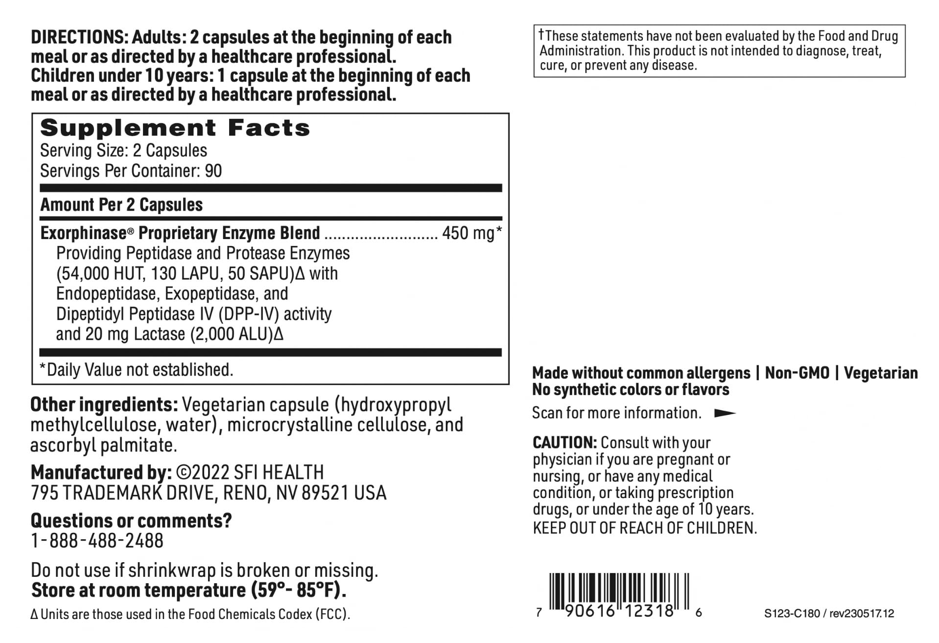 Dietary-use scene with SerenAid suggesting taking with meals for digestion support