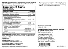 Quercetin-Bromelain Forte packaging flat lay with clean label