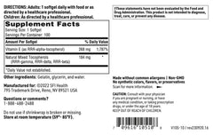 SFI Health Pure-E allergen-free formula label highlights absence of common allergens.