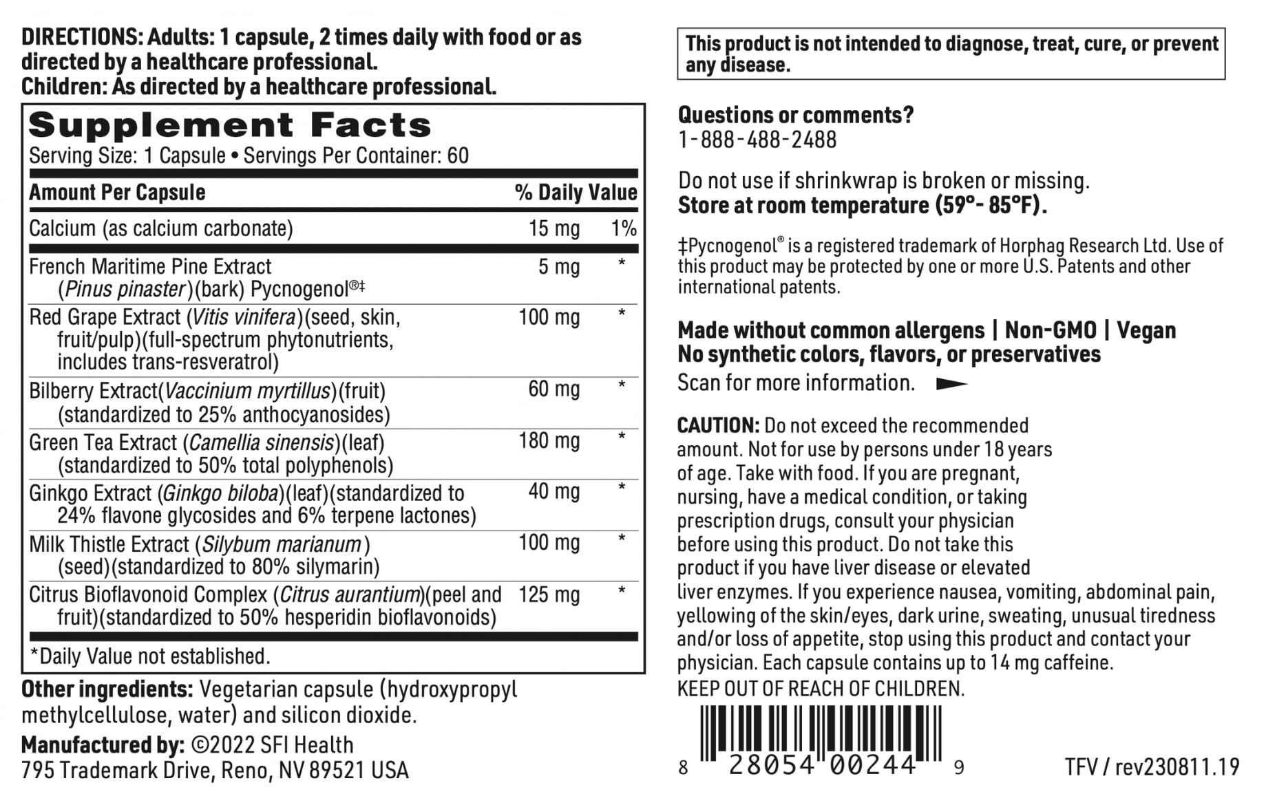 Green tea extract capsule in Theraflavone with polyphenols for daily wellness.