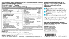 Vital-Zymes ingredients list highlights broad enzyme range