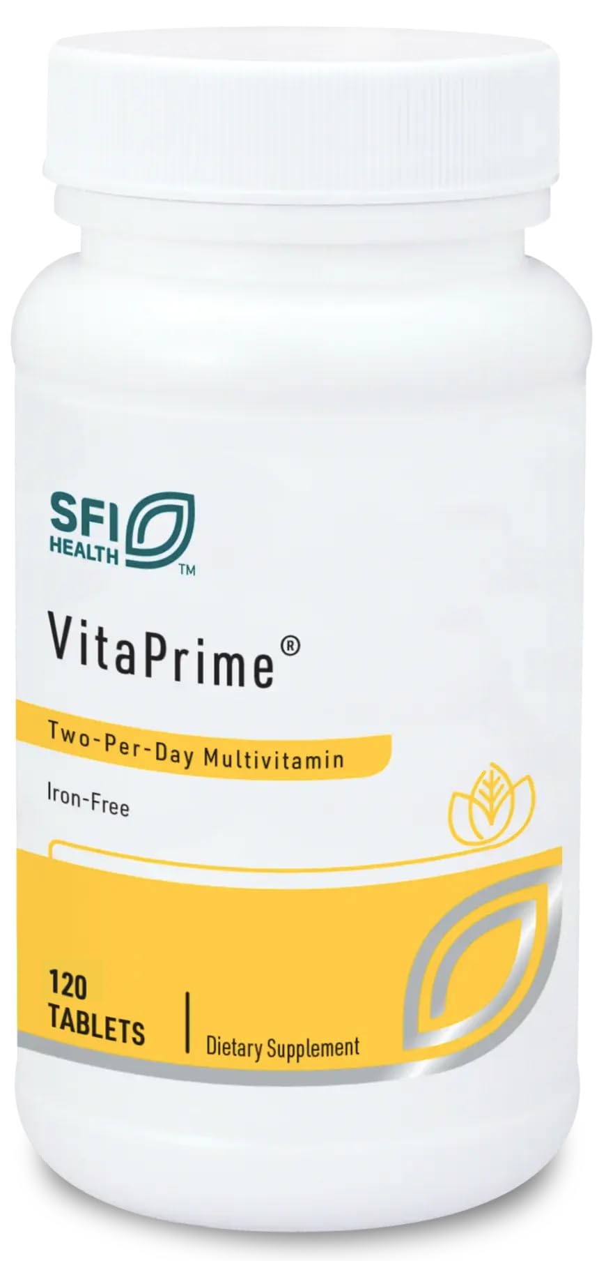 SFI Health VitaPrime bottle front view for daily wellness support.