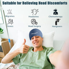 Sfiocoopck migraine relief ice cap for quick cold therapy.