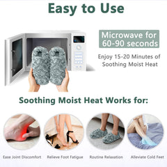 sfiocoopck microwavable slippers removable cover showing washable fabric