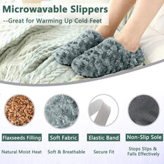 sfiocoopck microwavable slippers in use provide cozy warmth after a long day