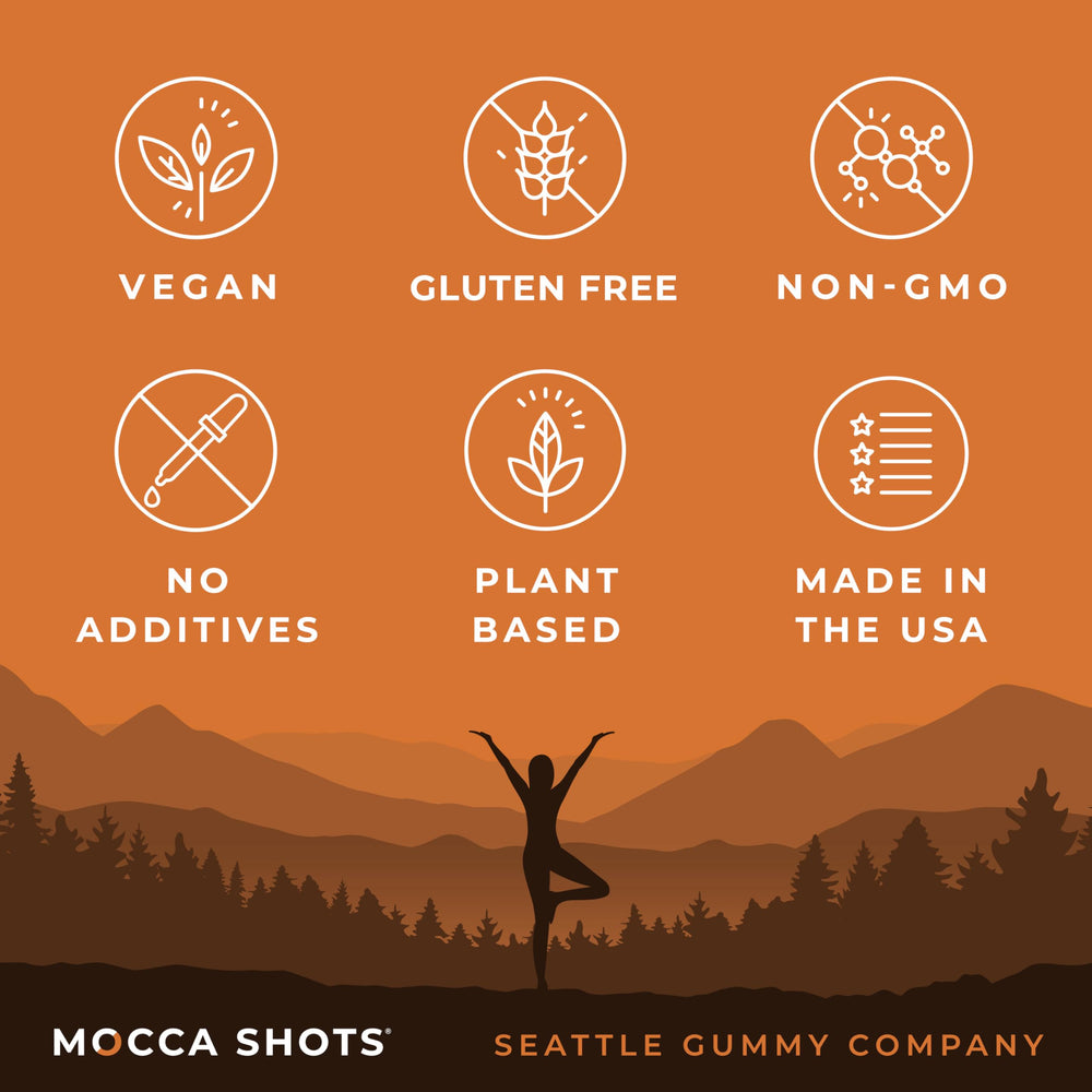 SGC Mocca Shots Salted Caramel ingredients list and caffeine content for transparency