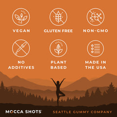 SGC Mocca Shots Salted Caramel ingredients list and caffeine content for transparency
