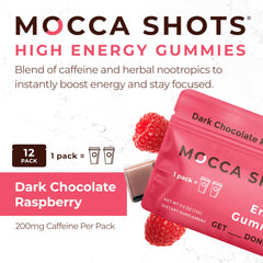 SGC raspberry chocolate gummy close-up highlighting flavor and easy consumption