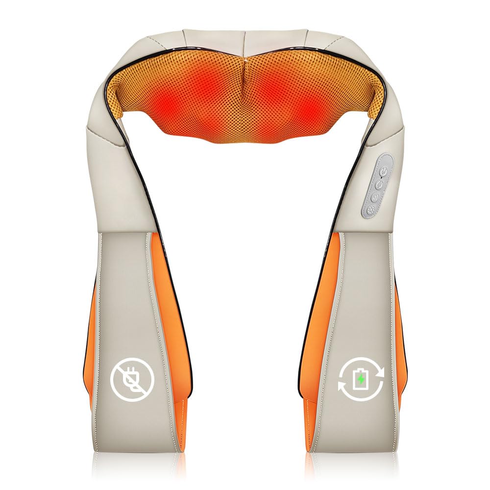SGULNF cordless neck and shoulder massager box view showing compact packaging