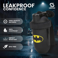 SHAKESPHERE Batman Edition logo emblem shows official DC branding.