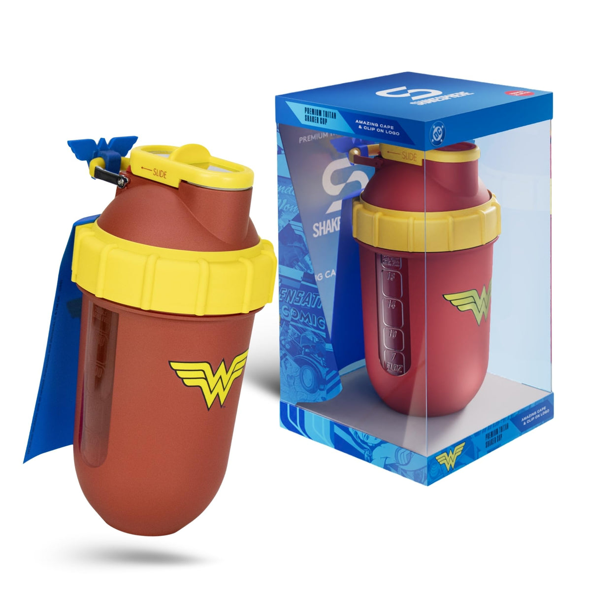 SHAKESPHERE Wonder Woman 24oz bottle for on-the-go hydration