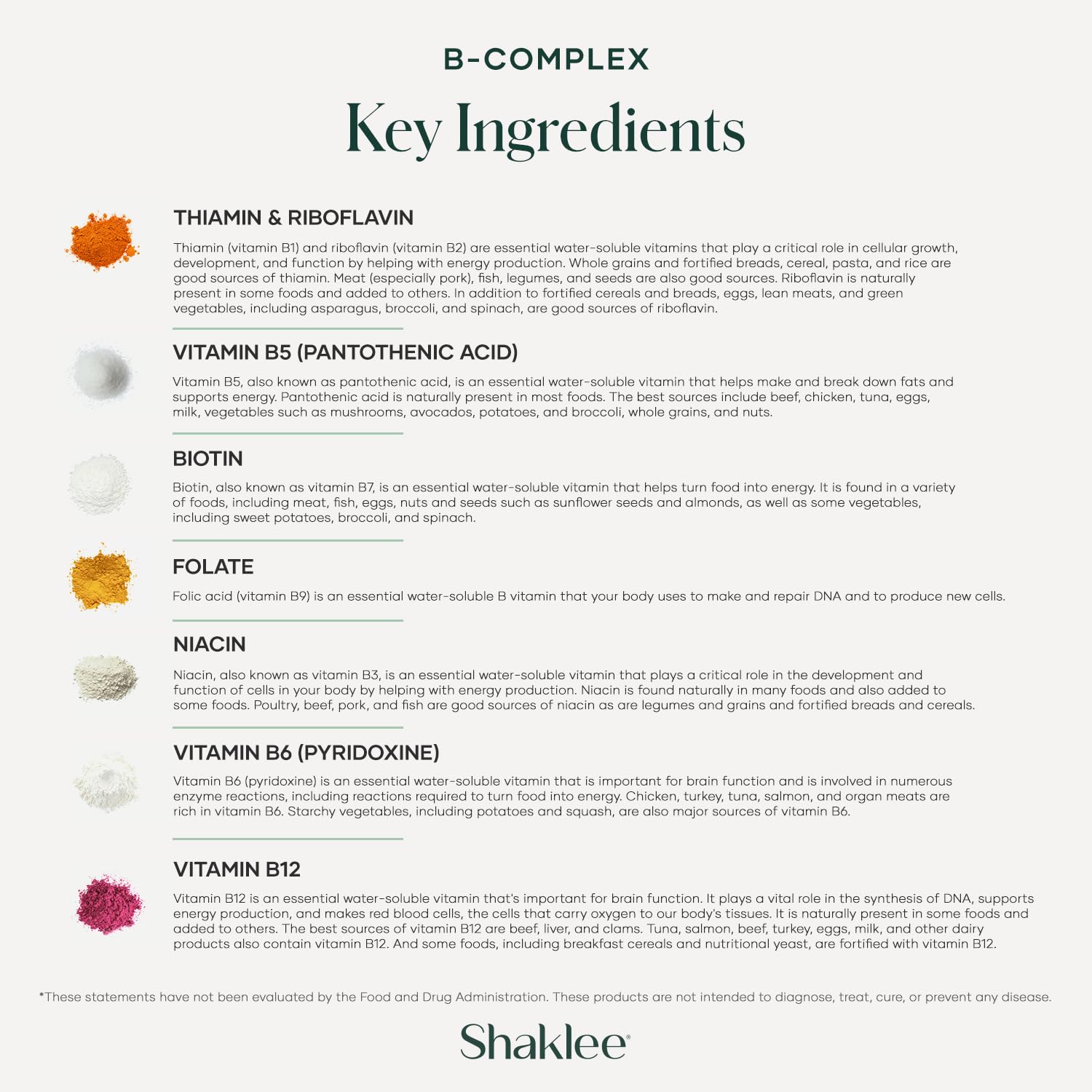Shaklee B-Complex bottle with glass of water for easy consumption.