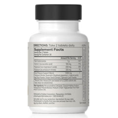 Shaklee Blood Pressure tablets closeup for convenient supplementation.