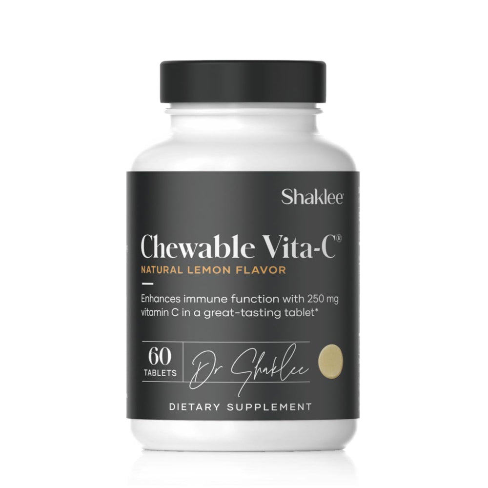 Shaklee Vita-C 250mg lemon tablets for daily immune support.