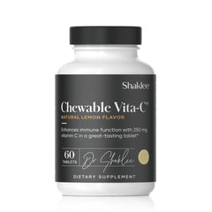 Shaklee Vita-C 250mg lemon tablets for daily immune support.