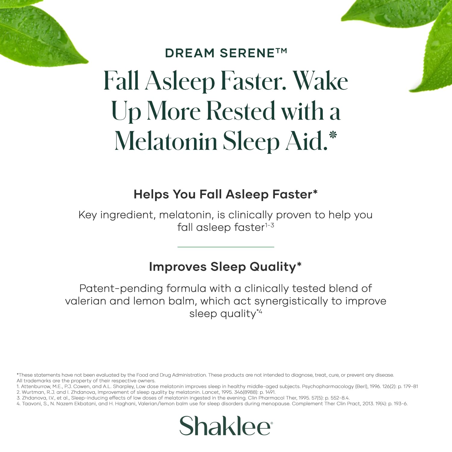 Shaklee Dream Serene on nightstand with soft lighting suggesting bedtime routine