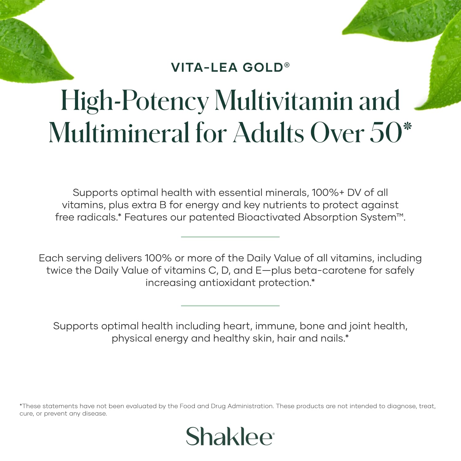 Shaklee Vita-Lea Gold bottle open in a morning routine for adults over 50