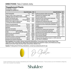 Shaklee Vita-Lea Gold tablet close-up highlighting high-potency vitamins and energy
