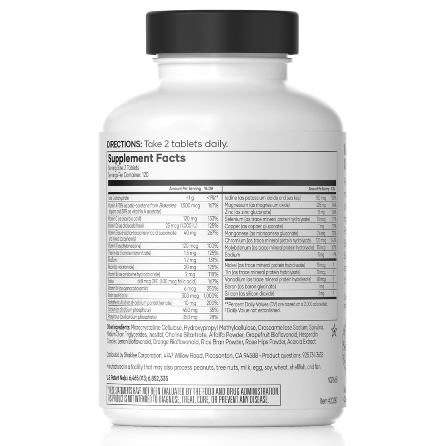 Shaklee Vita-Lea Men tablets in hand illustrate convenient daily supplementation