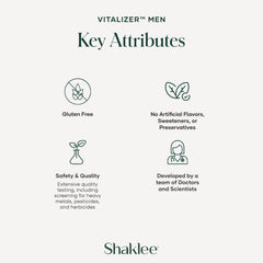 Shaklee Vitalizer Men bottle-top image underscores convenient daily intake