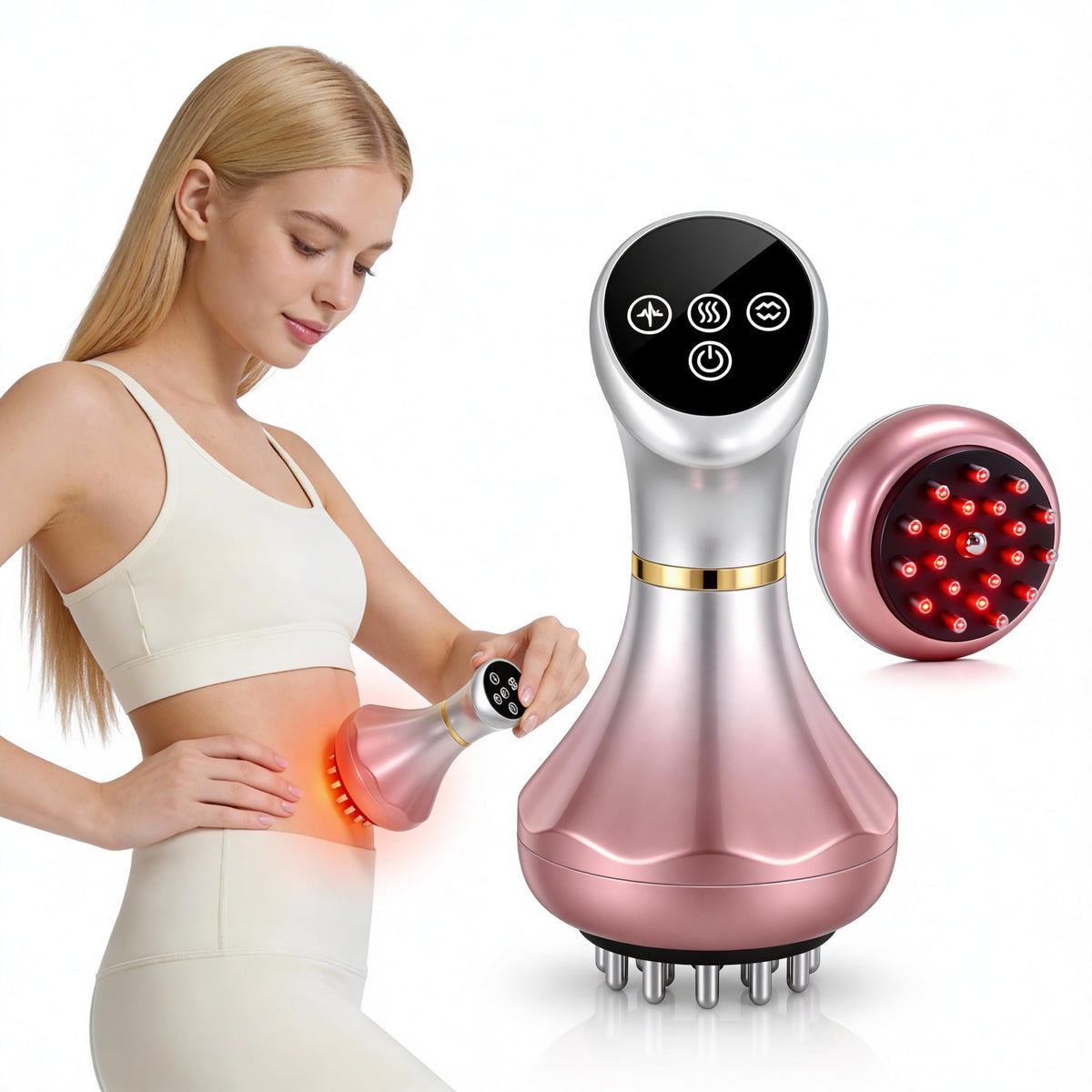 SHANOER 4-in-1 massager overview for at-home relief and detox.