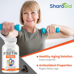 Sharoaid Fisetin non-GMO ingredients detail in product overview