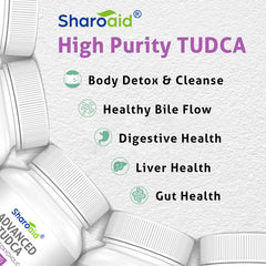 Sharoaid TUDCA packaging emphasizes UK GMP quality