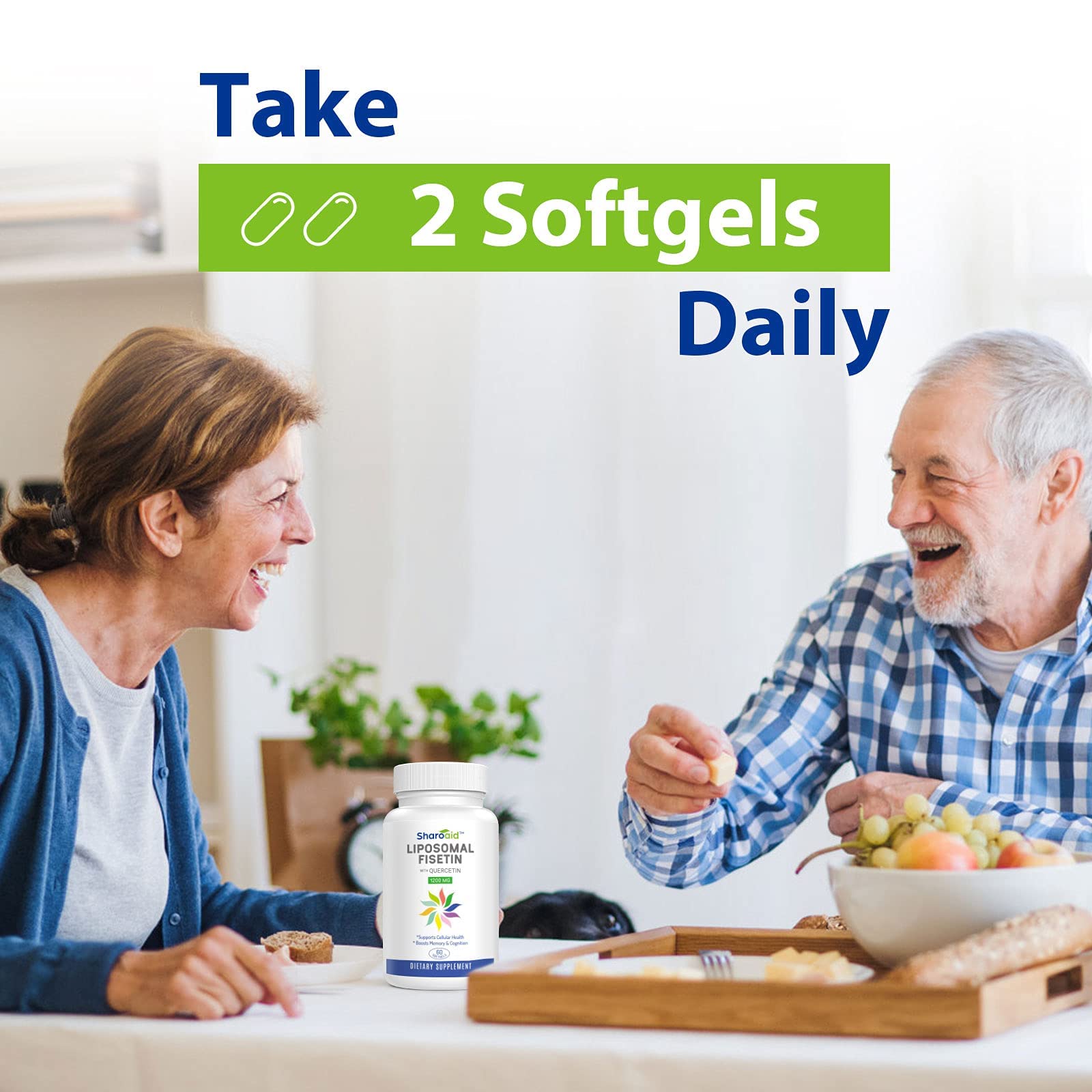 Sharoaid two-bottle pack showing 240 softgels total.