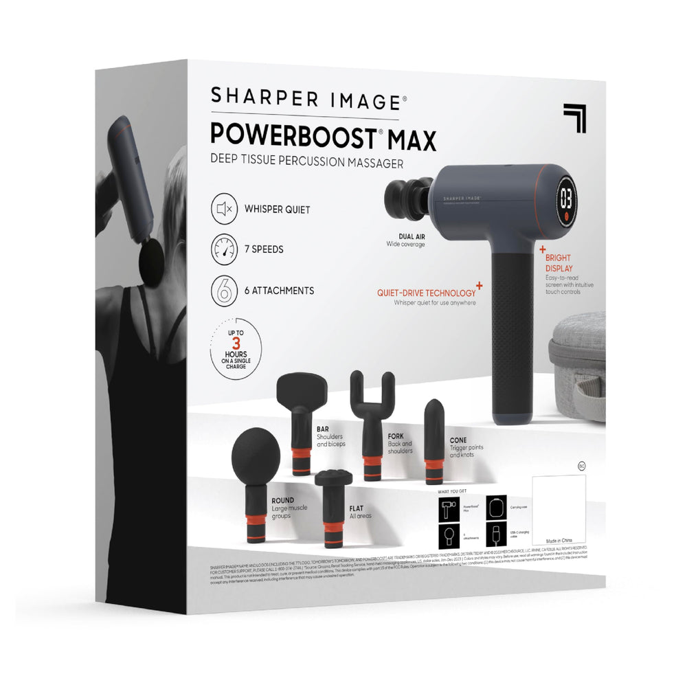 Sharper Image carrying case for organized storage and travel convenience.