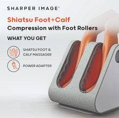 Sharper Image massager uses air compression to soothe calves and feet