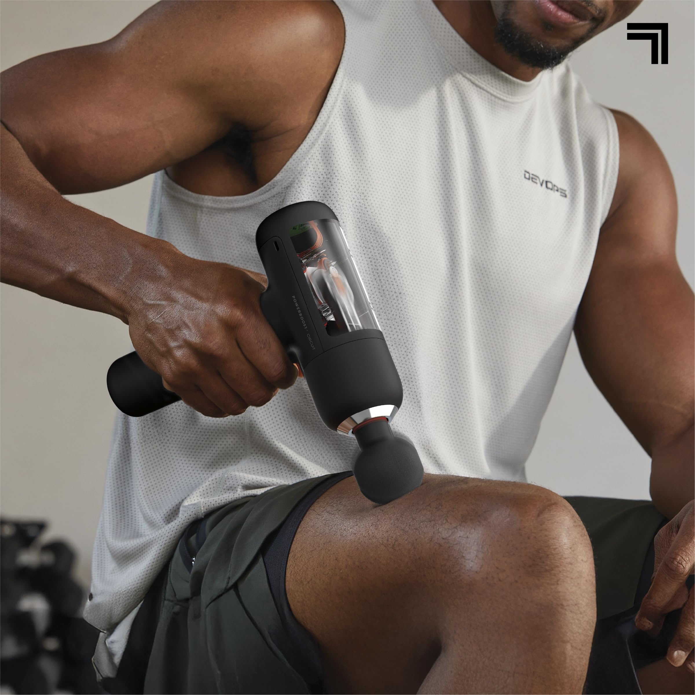 Sharper Image PowerBoost flat head attachment for broad contact and comfort