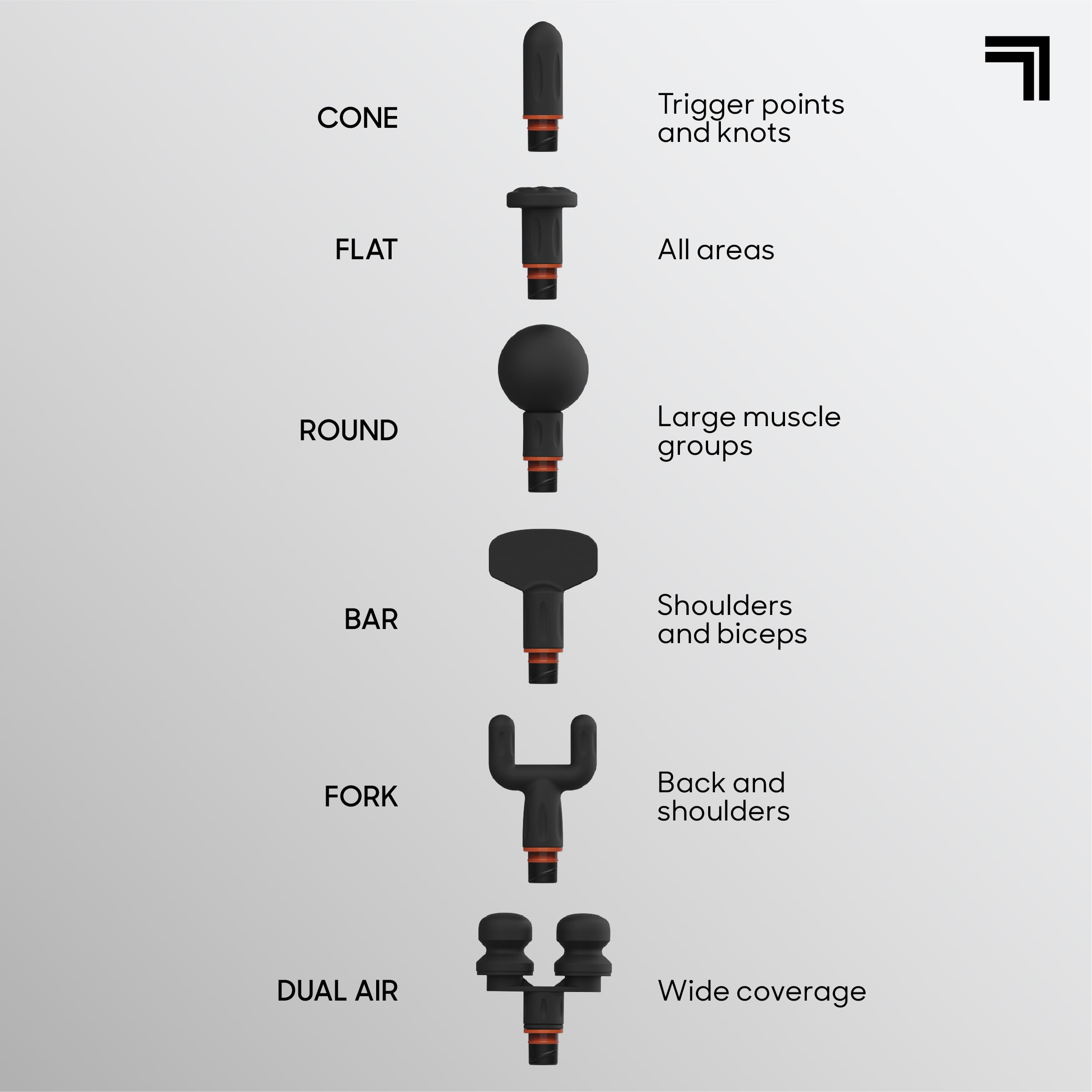 Powerboost Max bar attachment reaches along the back and legs.