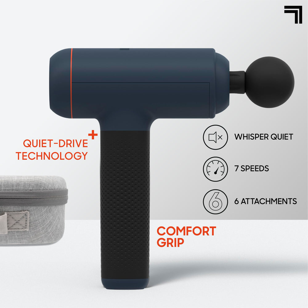 Sharper Image seven-speed levels with digital display for tailored recovery sessions.