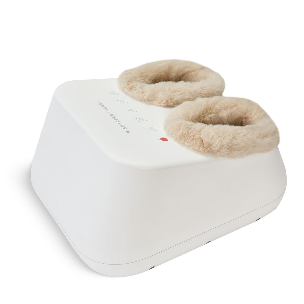 Sharper Image Shiatsu Luxe Foot Massager works on arches with multi-zone nodes for comfort.