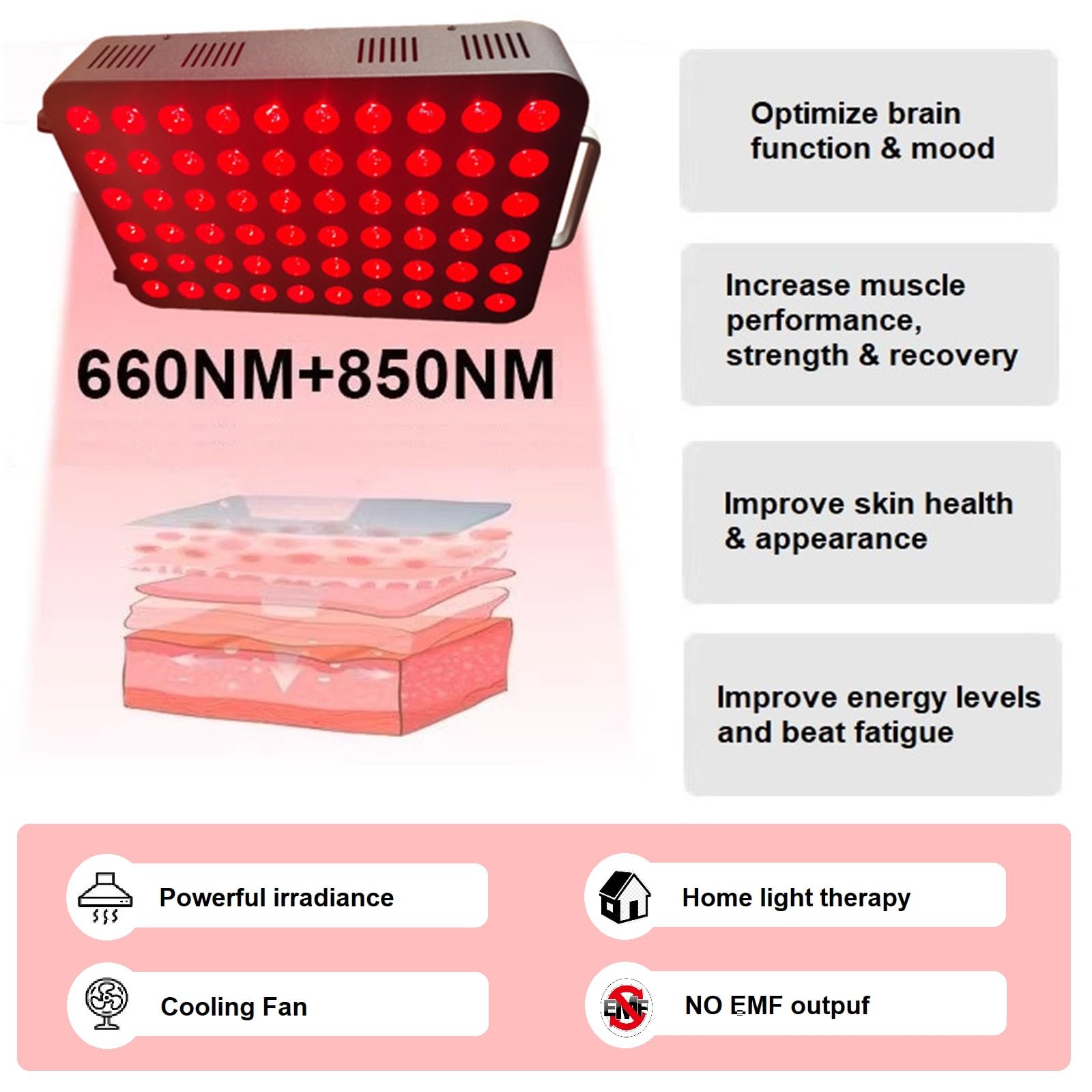 SHASHKA red light panel pet-use shot suggests safe at-home care.
