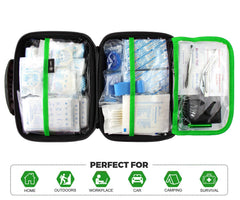 SHBC kit contents total 228 pieces for comprehensive emergency readiness.