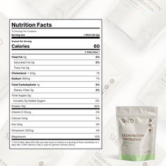 Shed Clear Protein Coconut Lime tumbler emphasizes tropical flavor and hydration benefits.
