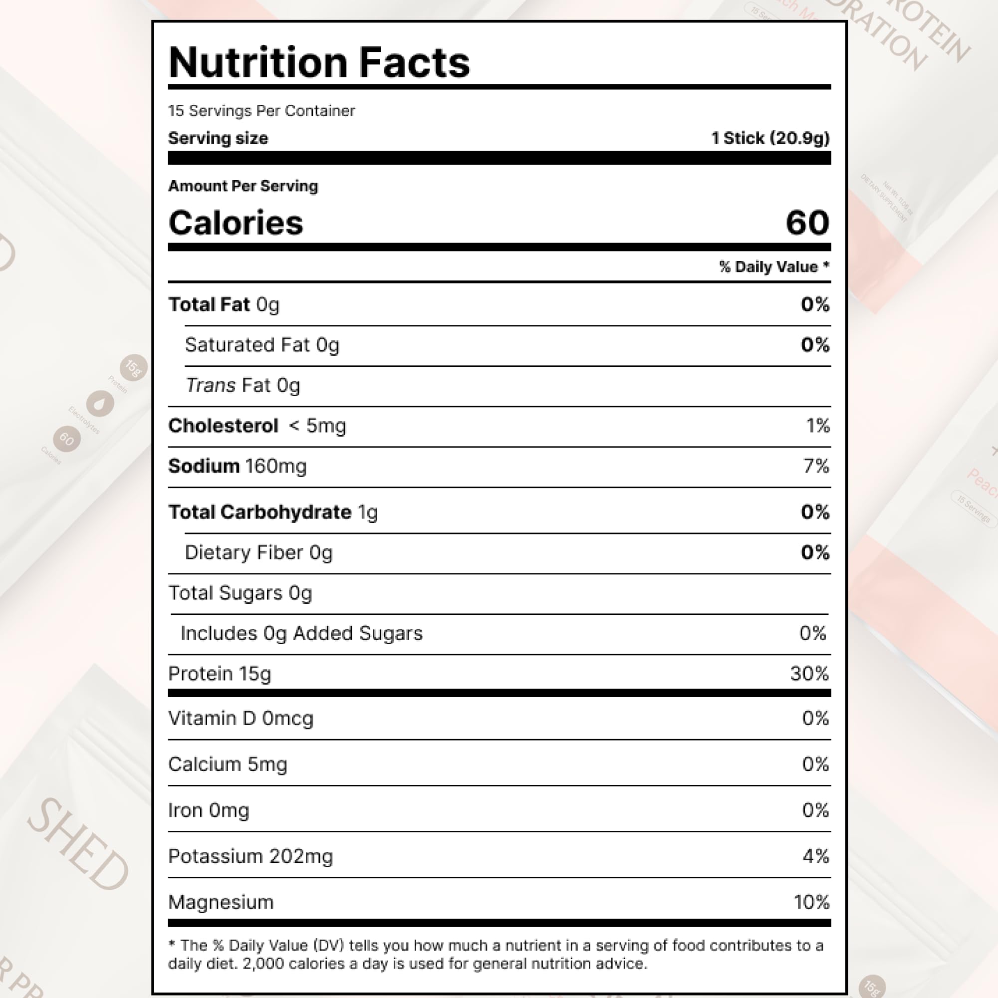 Shed Clear Protein post-workout shake ready to sip