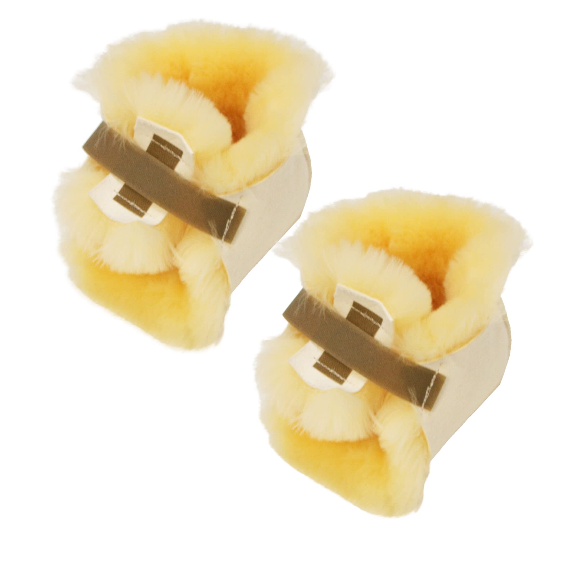 Sheepskin Ranch Sofsheep heel protector outer view shows skin-friendly comfort.