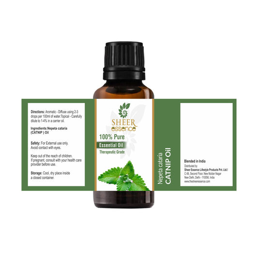 Catnip oil diffuser scene featuring Sheer Essence for a refreshing ambiance