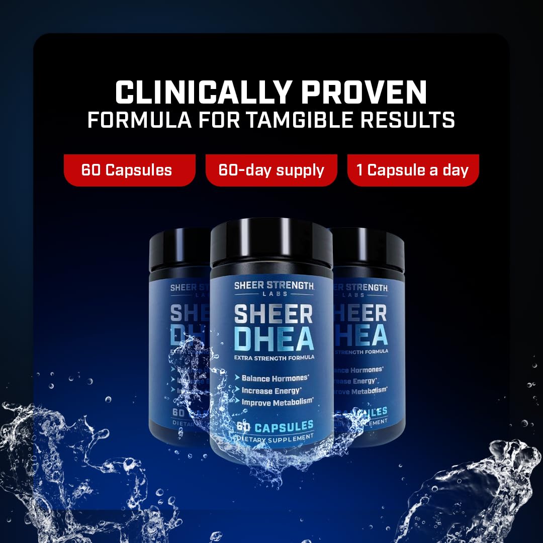 Sello de calidad de Sheer Strength DHEA inspira confianza