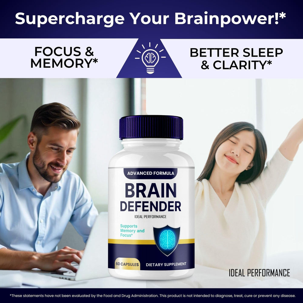 Shelf view of IDEAL PERFORMANCE Brain Defender in a 5-pack.