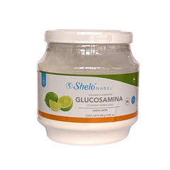 Sheló NABEL collagen powder dissolving in water shows lemon flavor and smooth texture