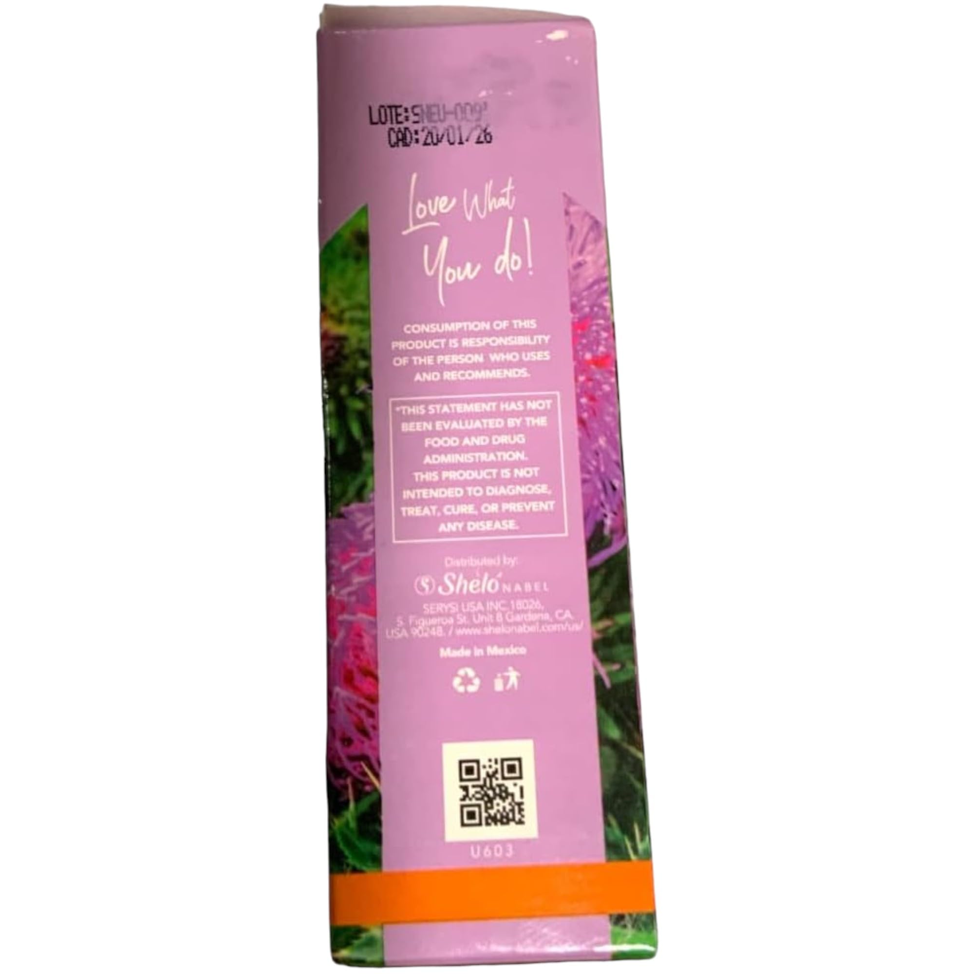 Milk Thistle drops being mixed in water for convenient daily dosing with Sheló NABEL.