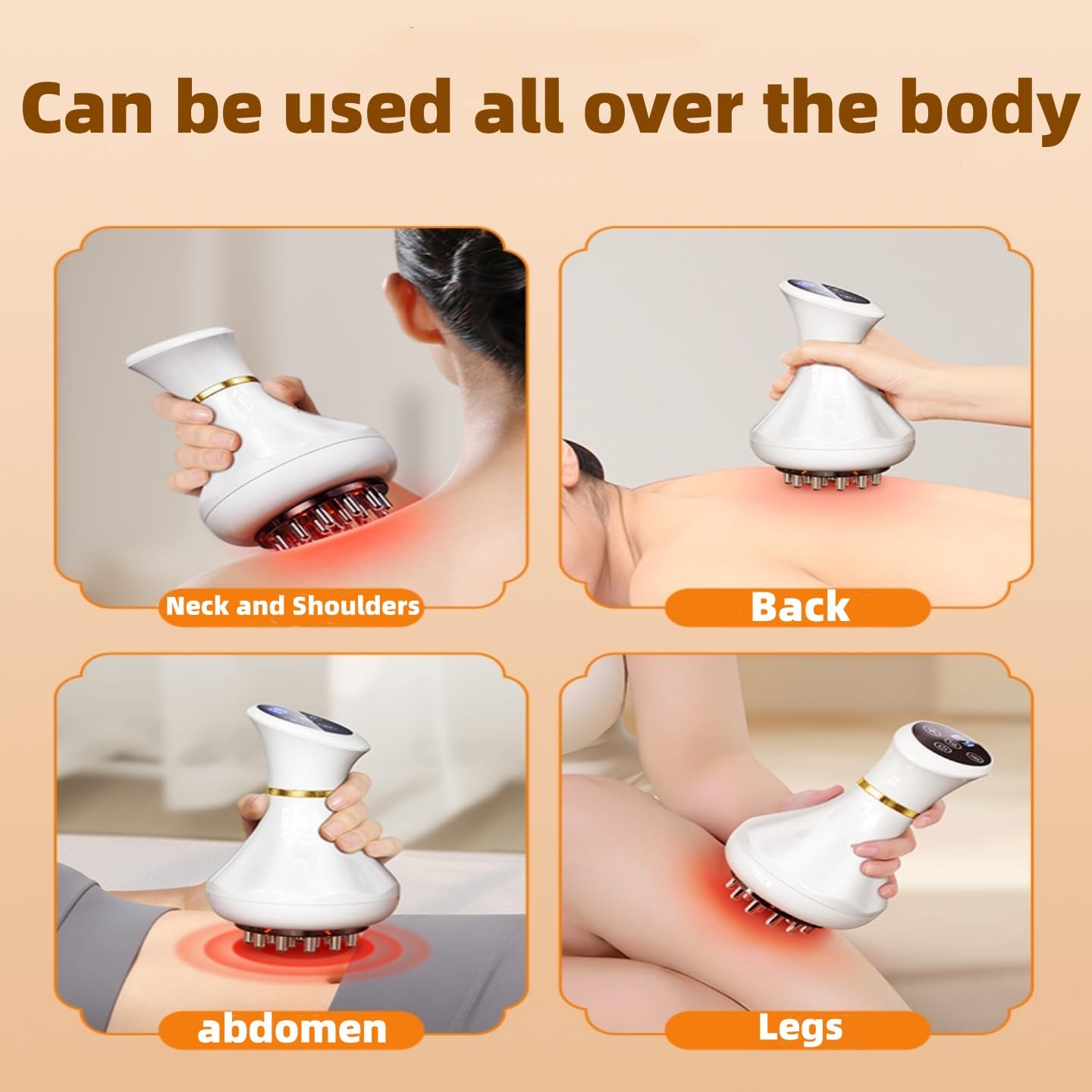 Shenzkeji massager for facial contouring with smooth metal edges for refined definition.