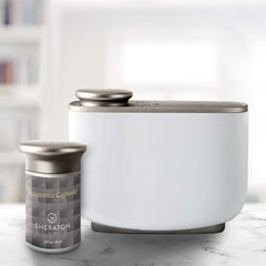 Sheraton Room Diffuser Refill Beach House room scene conveys hotel-inspired ambience